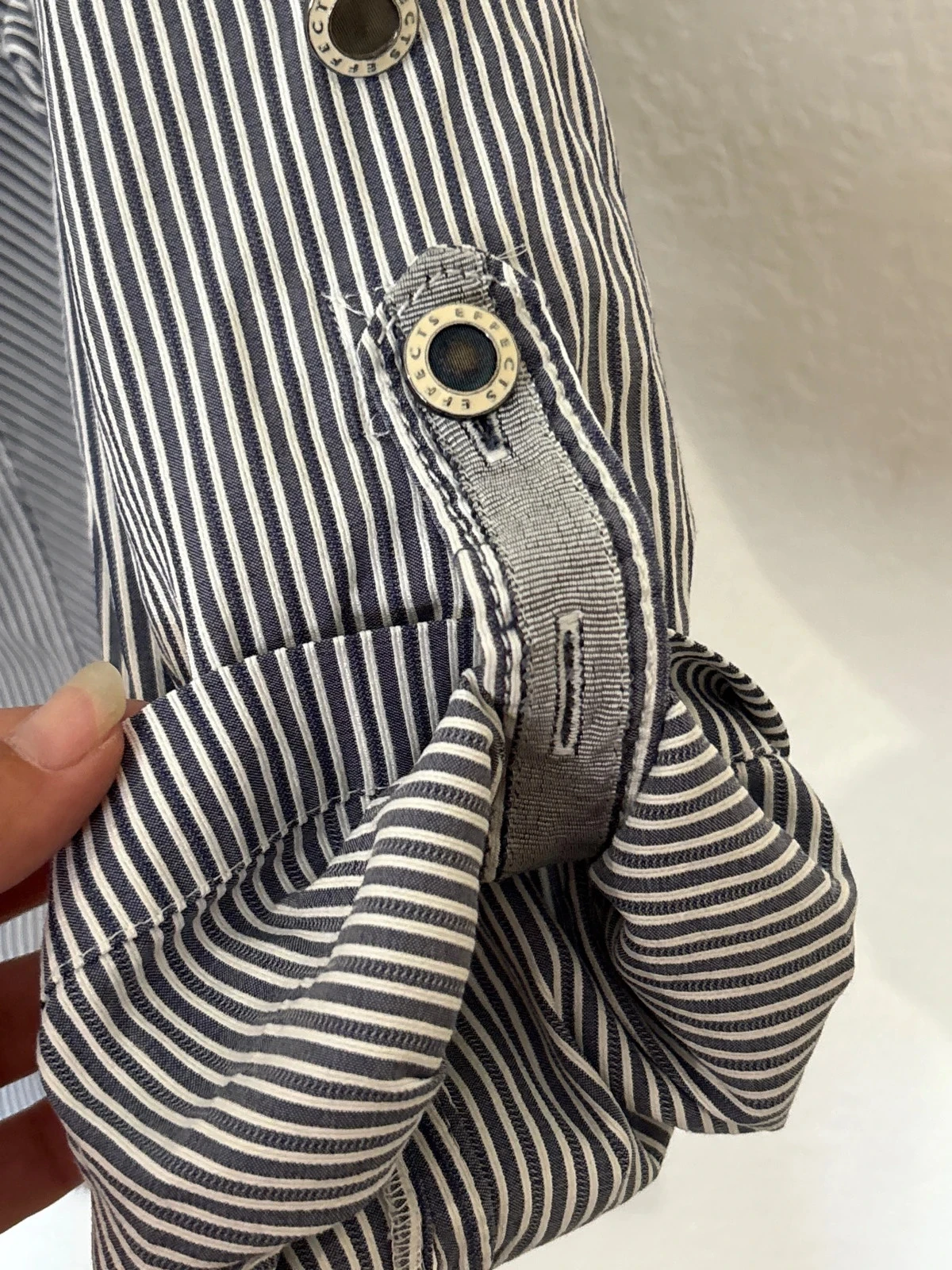 Camisa a rayas gris y blanca talla L Un día Ailleurs – photo 4